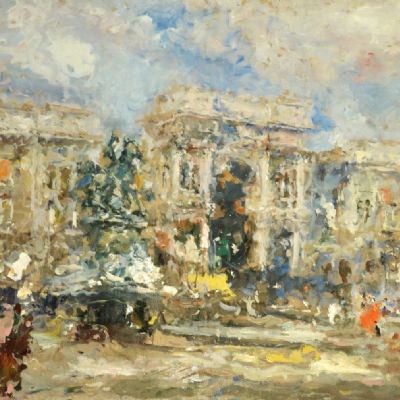 Milano, Galleria Vittorio Emanuele, 1946